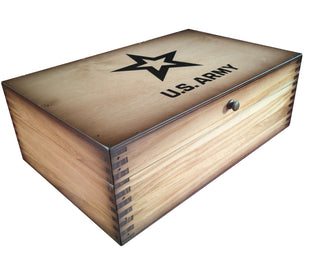 Army w/Star desk box