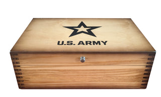 Army w/Star desk box