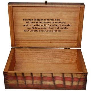 United States Flag Desk Box