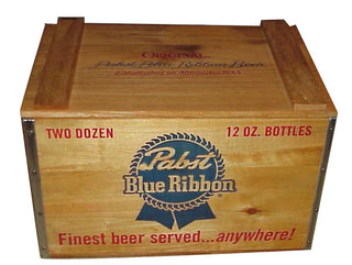 Pabst Beer Crate
