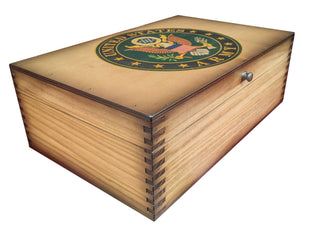 Army logo desk box