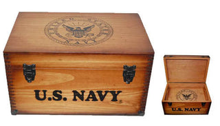 Navy Keepsake Box