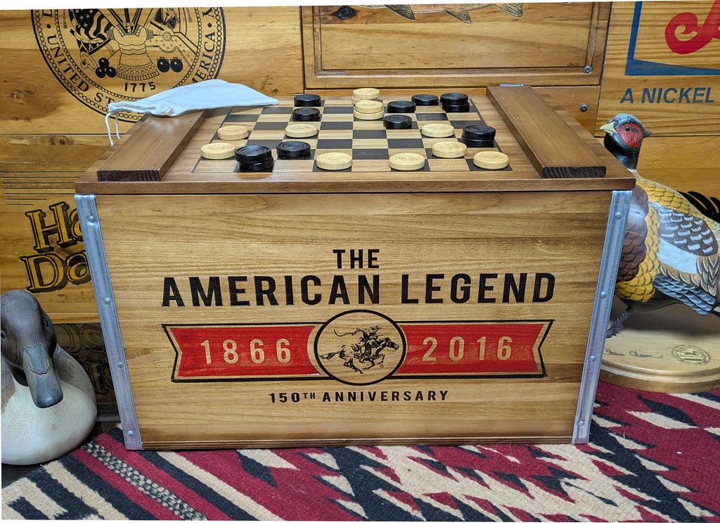 6B-761 WINCHESTER AMERICAN LEGEND 150TH ANNIVERSARY CHECKERBOARD BOX ...