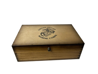 Marine Corps Logo Desk Box