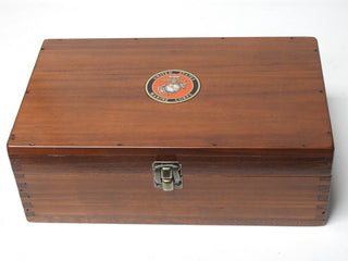 Marine Corps Coin Holder Box -  6 row