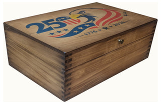 250th U.S.A. ANNIVERSARY EAGLE ART DESK BOX