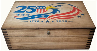 250th U.S.A. ANNIVERSARY EAGLE ART DESK BOX