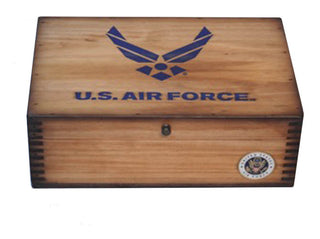 Air Force Desk Box w-Medallion