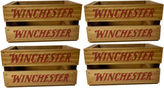 Winchester Shotshell Rustic Crate - Set of 4