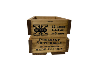 Winchester Shotshell Rustic Crate - Set of 4