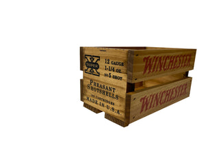 Winchester Shotshell Rustic Crate