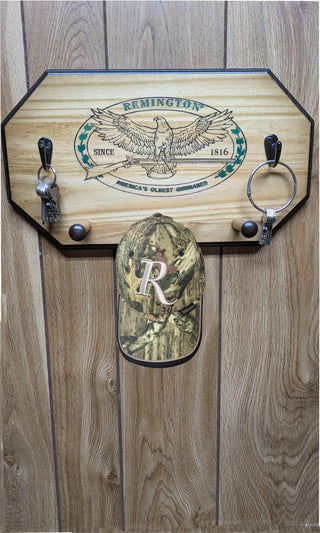 Remington Hat & Key Wall Rack