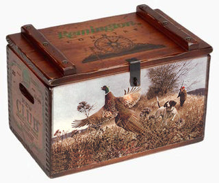 Remington Pheasant Wooden Ammo Box