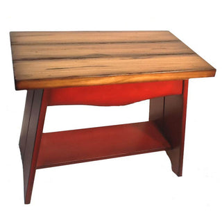 2 SLAT BENCH RED