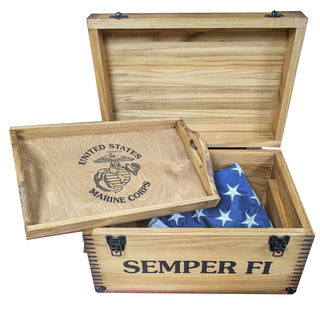Marine Corps Keepsake Box