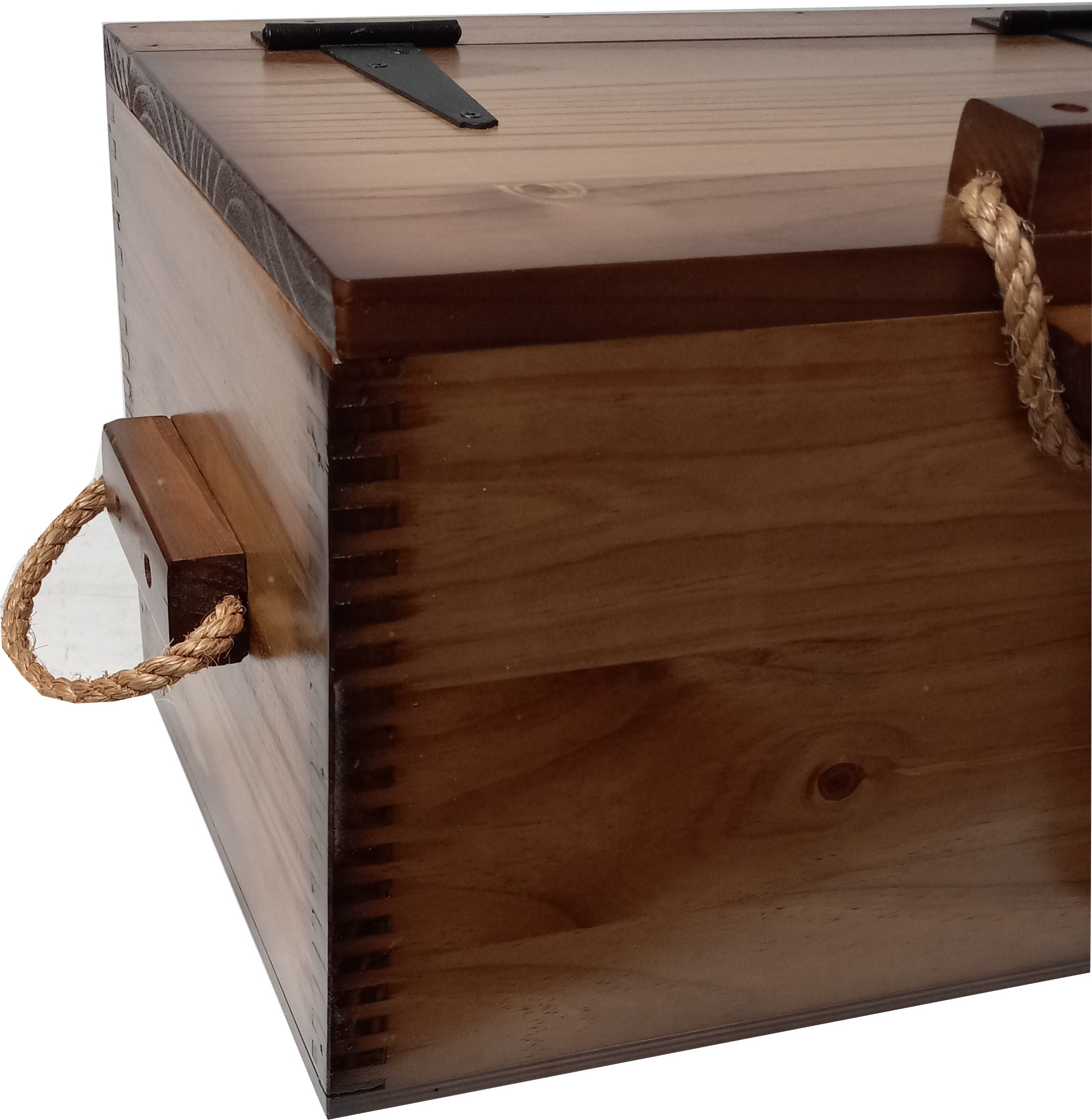 Box With Rope ROPE HANDLE STORAGE BOX | Vintage Editions