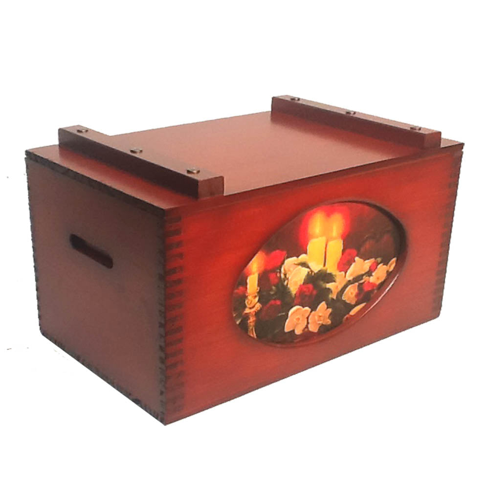 LINDA PICKEN CANDLES AND ROSES STORAGE BOX | Vintage Editions