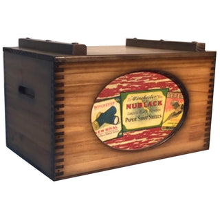 Winchester Collage Labels Wooden Storage Box