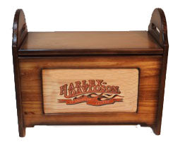 Harley Davidson Storage Boot Bench