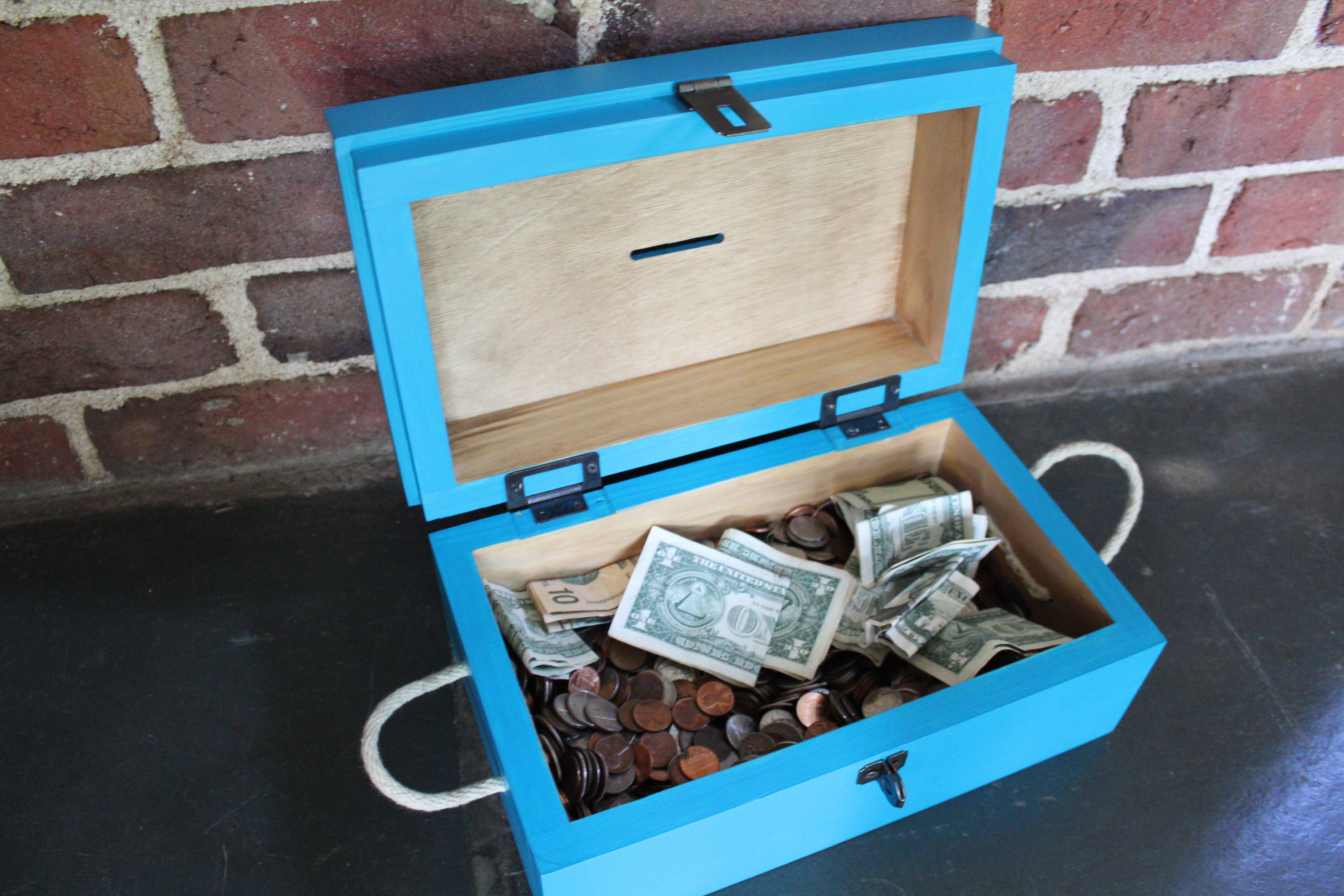 boat money box fish money box ITEM #33 Money Shoebox – Vintage Editions